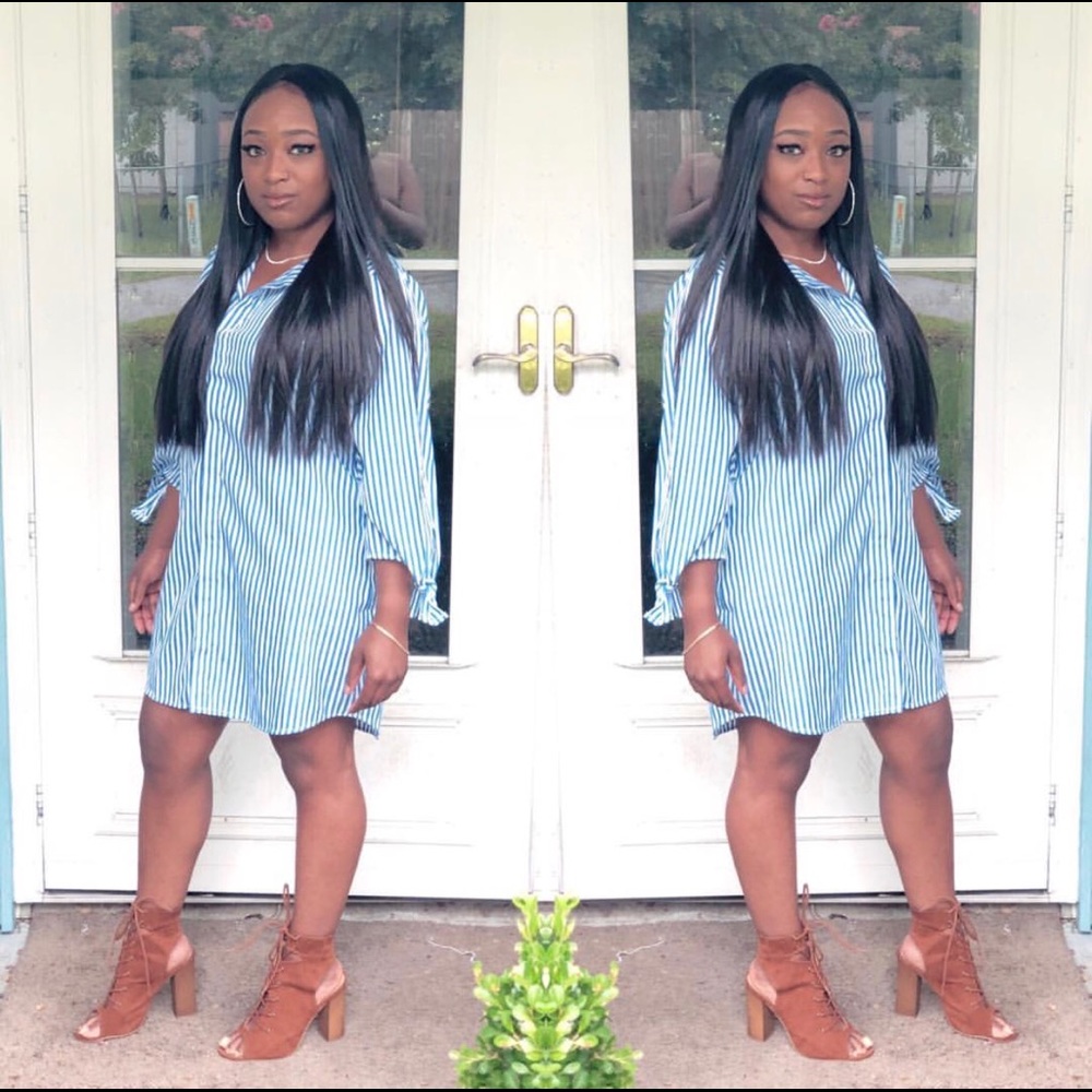 Light blue dress